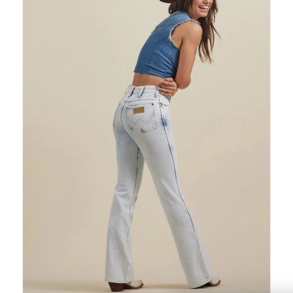 Wrangler Westward 626 High Rise Bootcut Jean in Storm 30 X 30